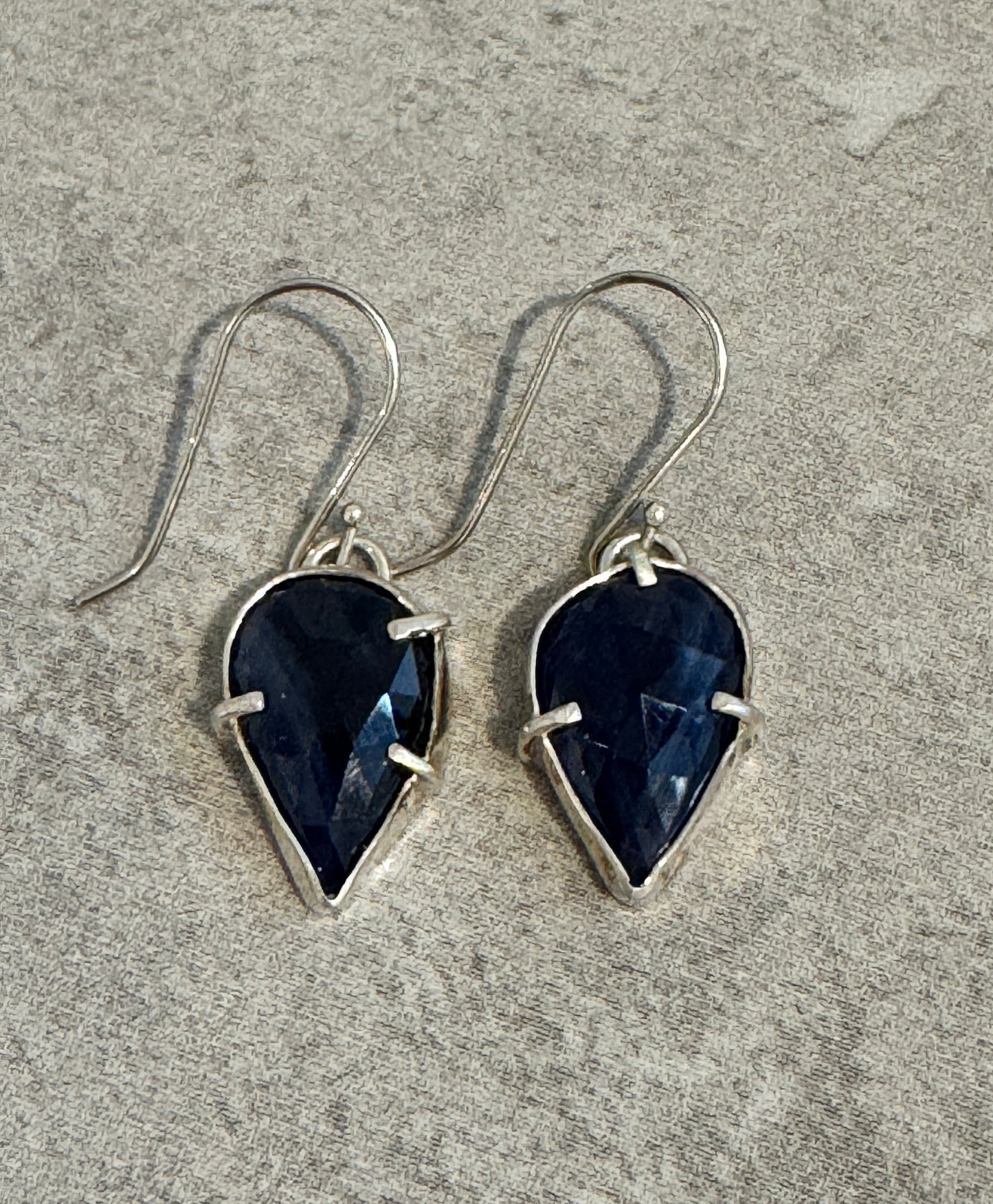 Blue Sapphire Earrings