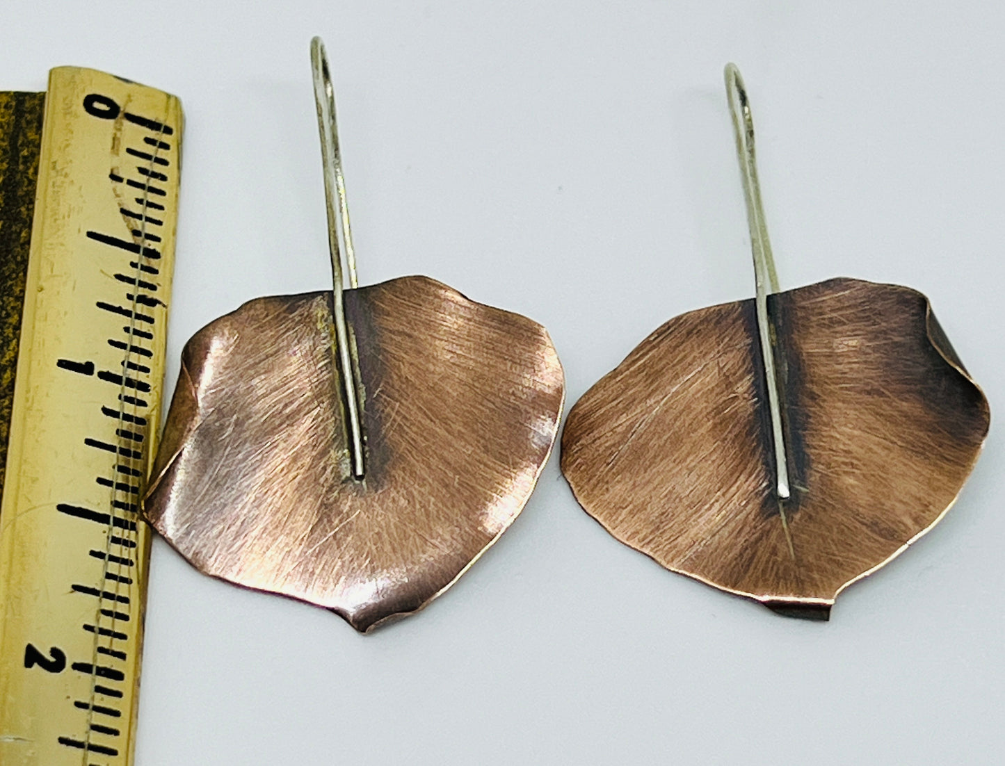 Aspen leaves in Copper Earrings
