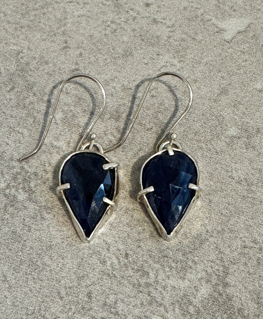 Blue Sapphire Earrings