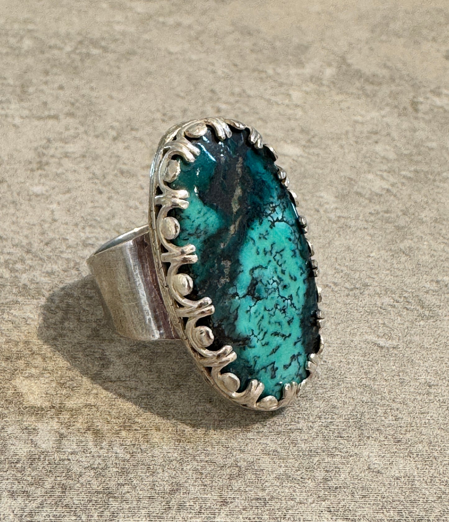 Easter Blue Turquoise Ring