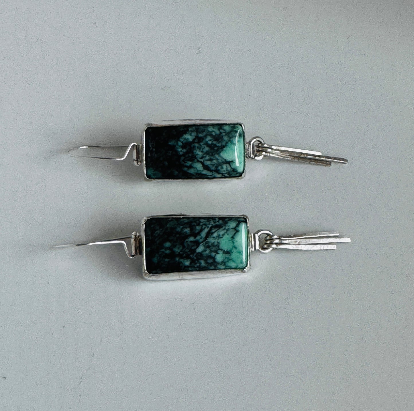 Variscite with Sterling Silver Dangles